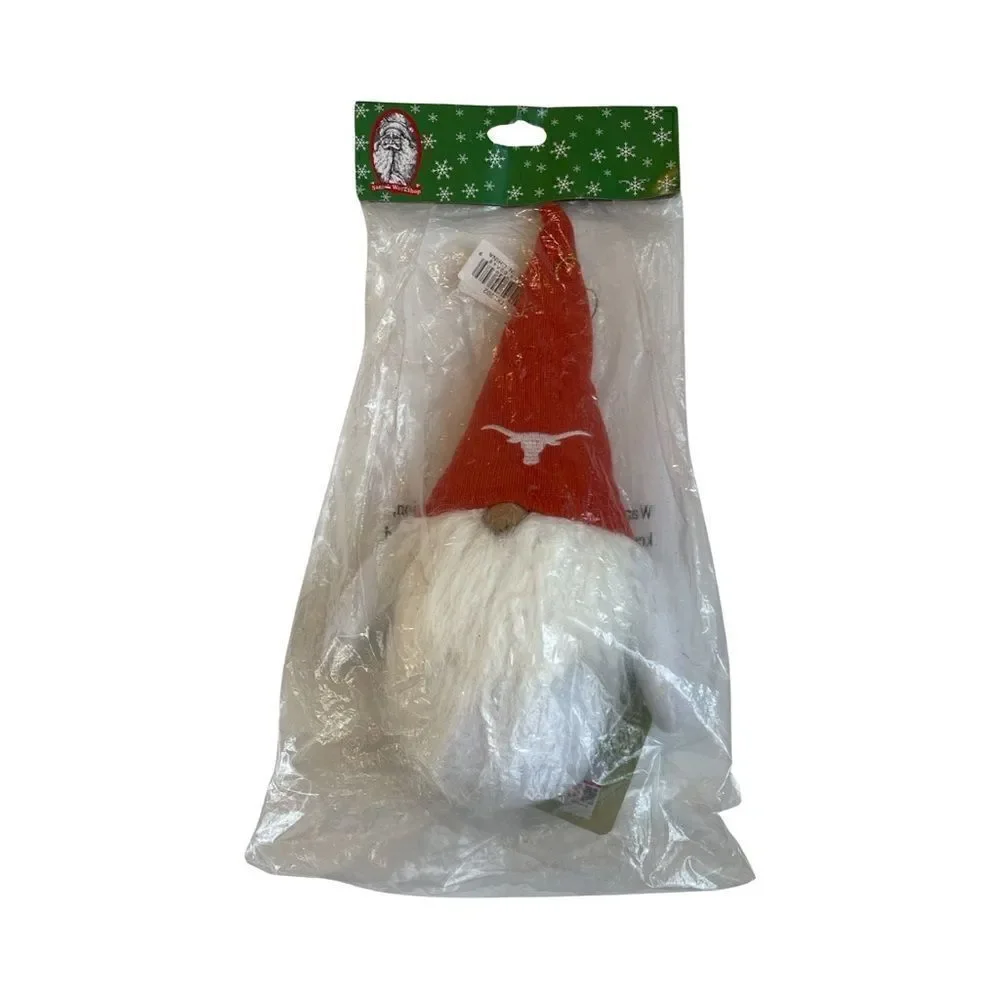 Santa’s Workshop Texas Longhorns Hat Gnome Ornament NWT